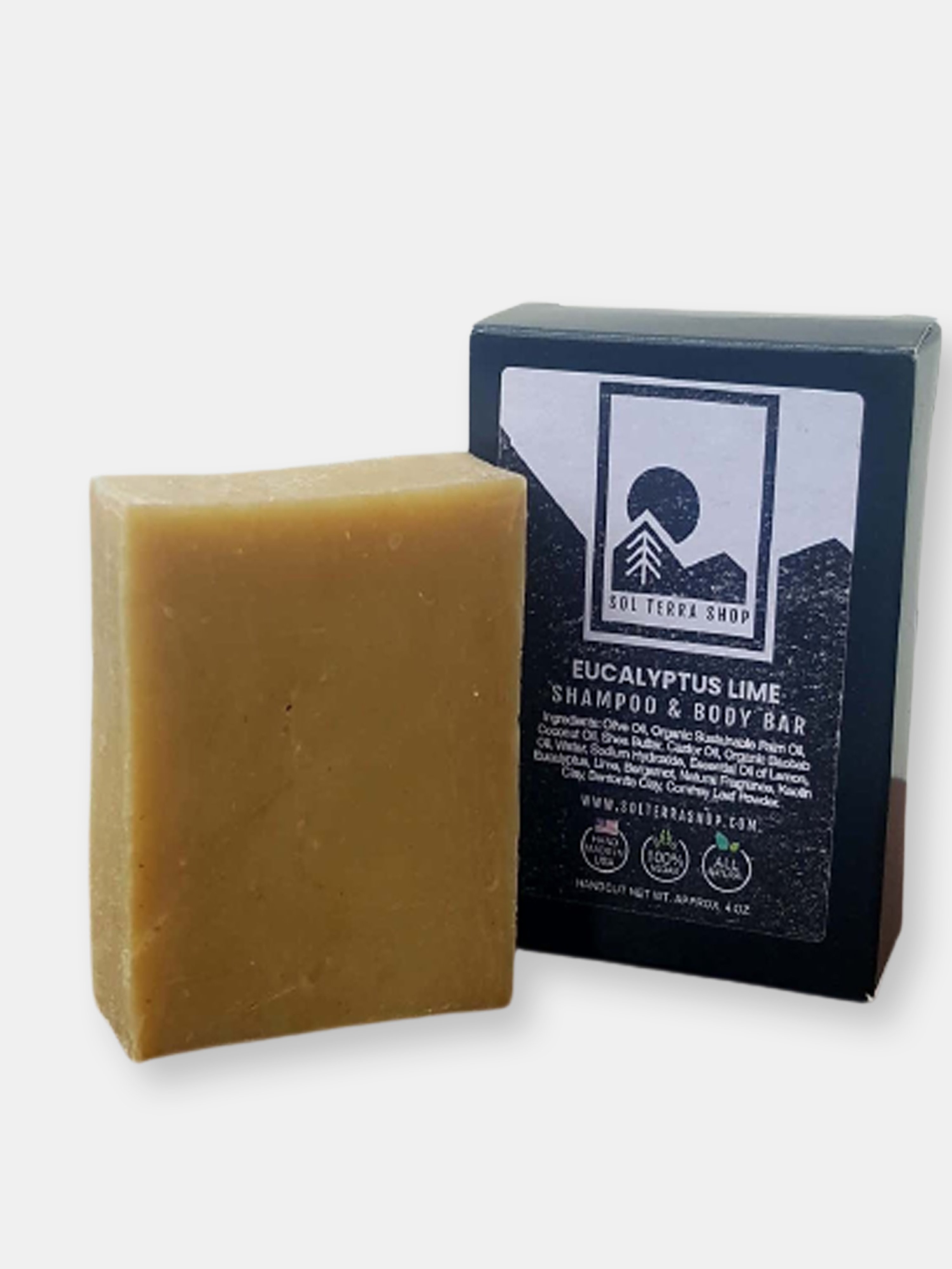 Sol Terra Shop Shampoo & Body Bar Eucalyptus Lime