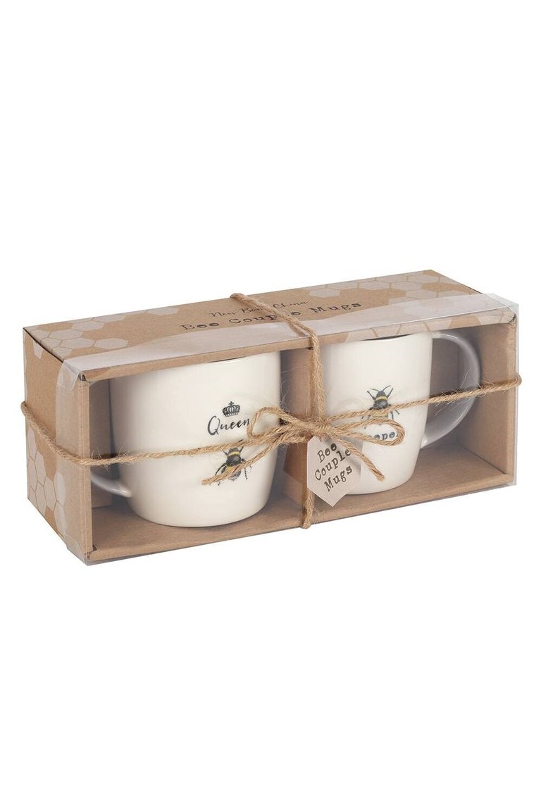 Something Different Queen and Keeper Mug Set (White) (One Size)