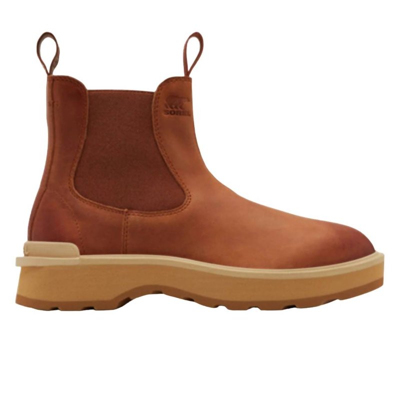 Shop Sorel Hi-line Chelsea Boots In Brown