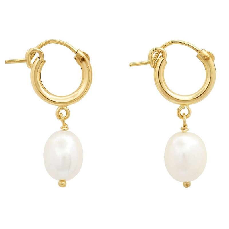 Soul Journey Jewelry Pearl Poetry Earrings In Gold