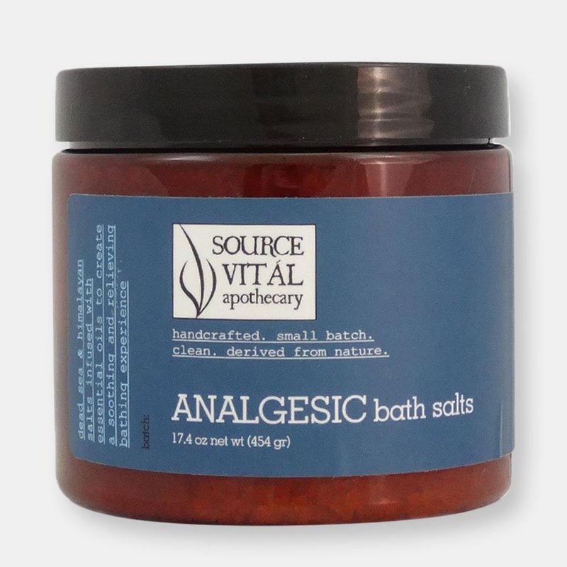 Source Vital Apothecary Analgesic Bath Salts In Brown