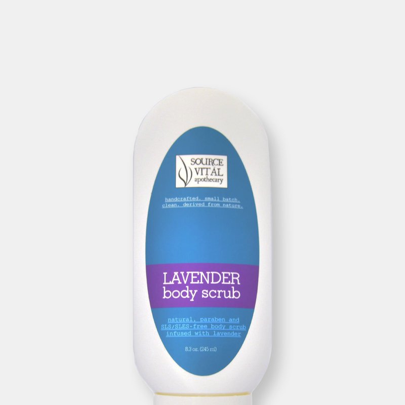 Source Vital Apothecary Lavender Body Scrub In White