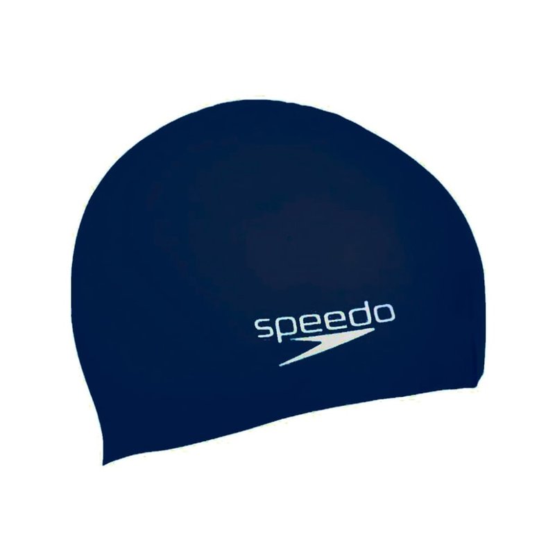 Speedo Unisex Adult Polyester Swim Cap (navy) In Blue