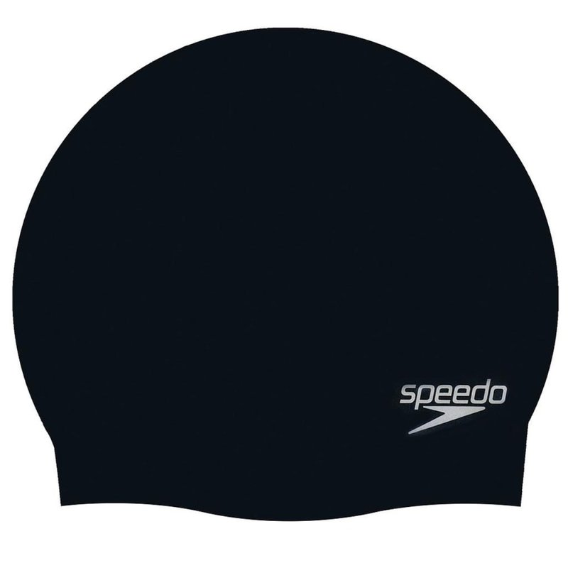 Speedo Unisex Adult 3d Silicone Swim Cap In Black