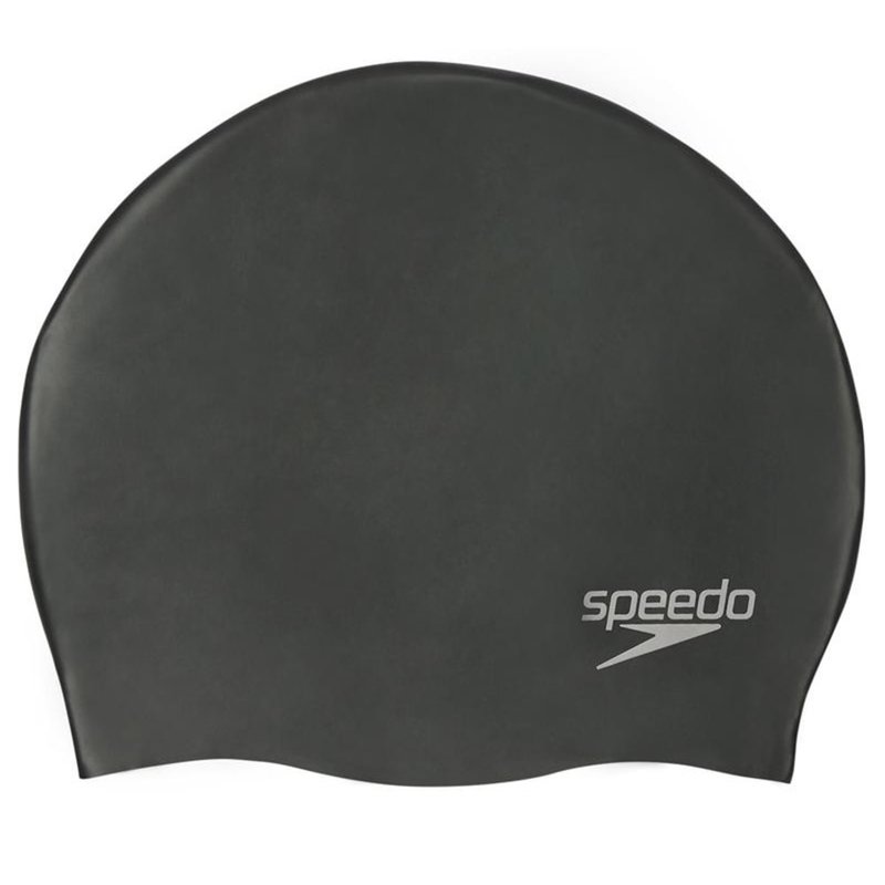 Speedo Unisex Adult Silicone Swimming Cap, Black