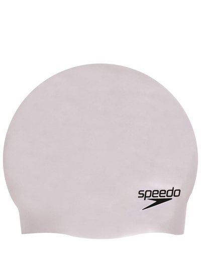 Speedo Unisex Adult Silicone Swimming Cap, Gray product