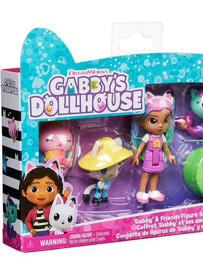 Spin Master Gabby’s Dollhouse - Gabby And Friends Figure Set With Rainbow Gabby Doll product