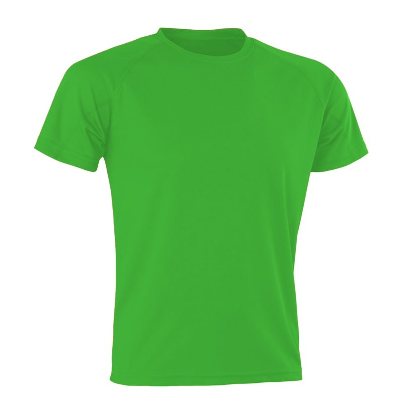 Spiro Mens Aircool T-shirt (flo Green)