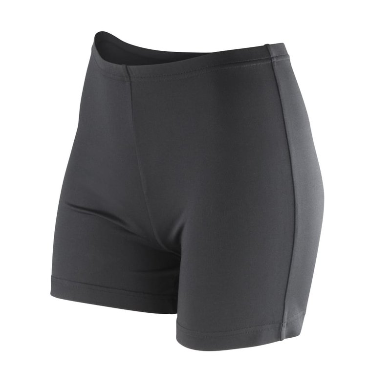 Spiro Womens/ladies Softex Stretch Sports Shorts (black)