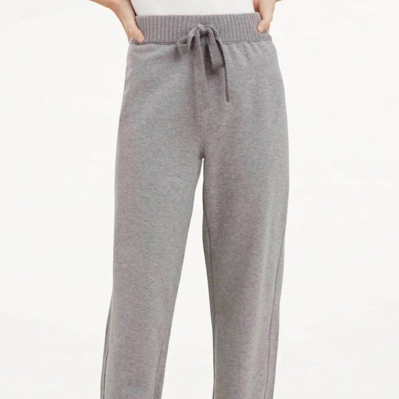 Shop Splendid Shea Sweater Mix Pant In Grey