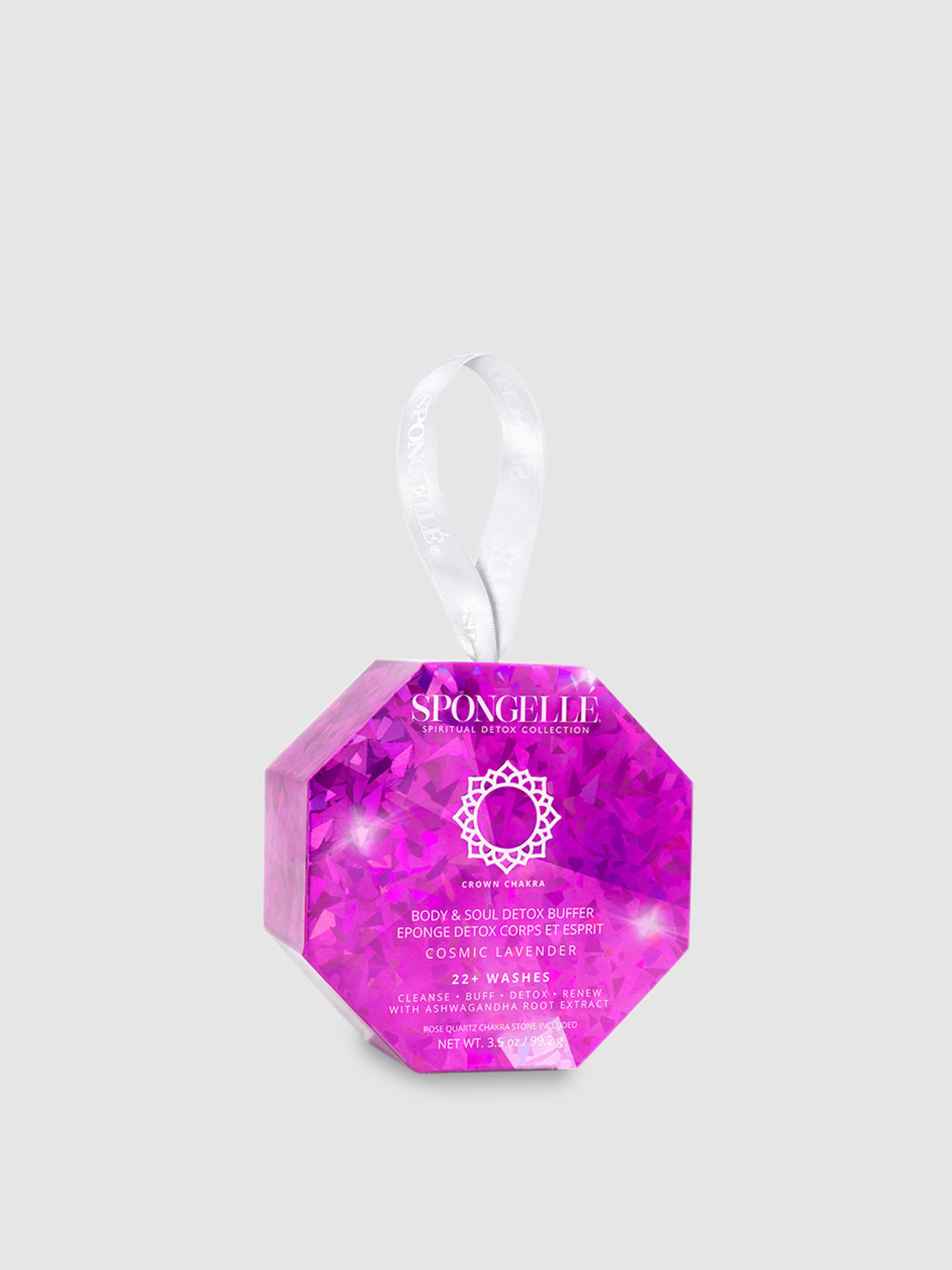 Spongelle Cosmic Lavender | Spiritual Detox (rose Quartz) In Purple