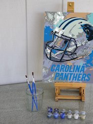 NFL Carolina Panthers Team Pride Paint By Number Kit