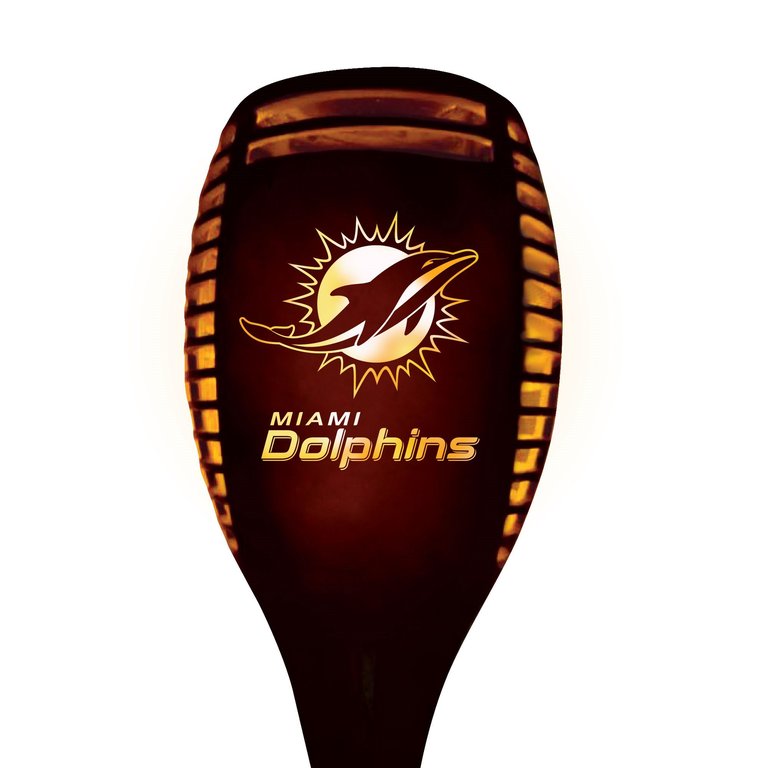 NFL Miami Dolphins Team LED Solar Torch