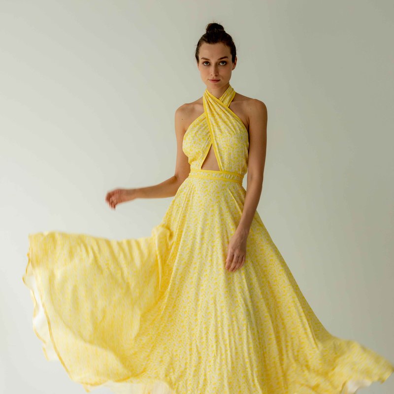 Sruti Dalmia Leah Dress In Yellow