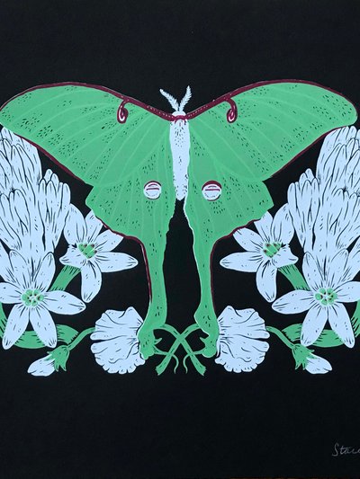 Stacey Malasky Luna Moth Print product