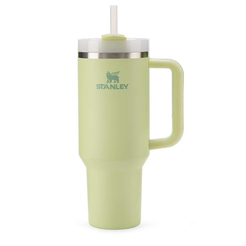 Shop Stanley Steel Vacuum Insulated Tumbler With Lid And Straw In Green