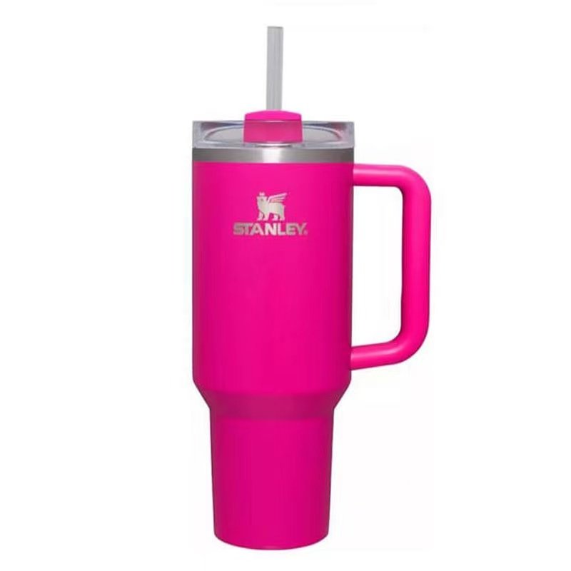 Shop Stanley Steel Vacuum Insulated Tumbler With Lid And Straw In Red