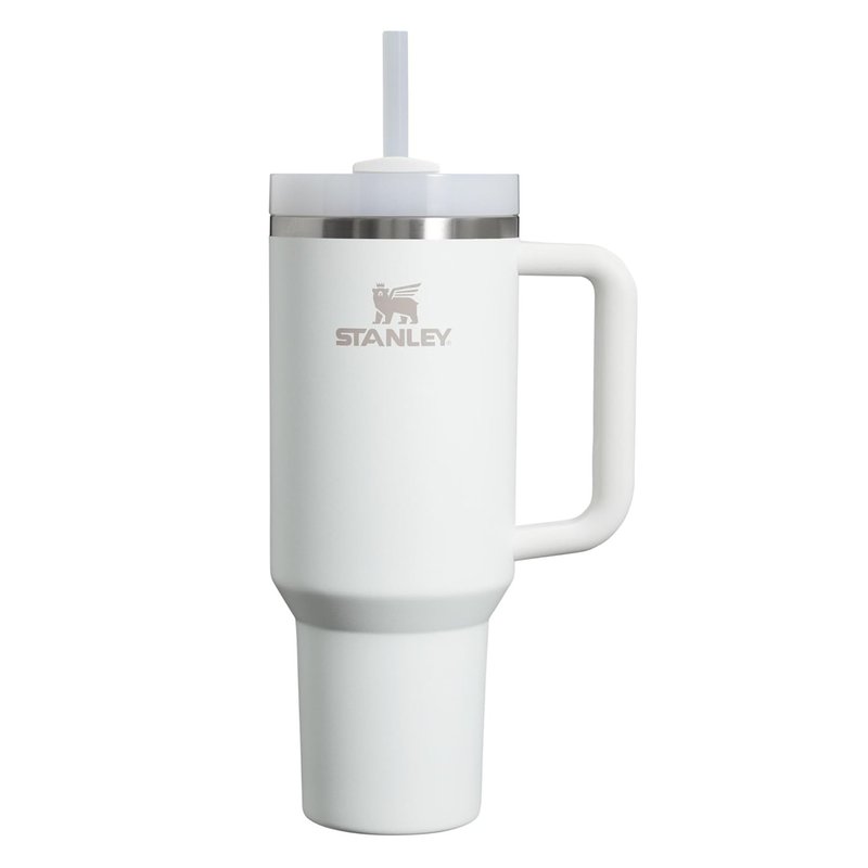 Shop Stanley Steel Vacuum Insulated Tumbler With Lid And Straw In White