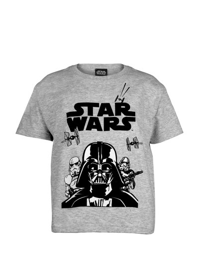 Star Wars Star Wars Girls Darth Vader Stormtrooper T-Shirt (Heather Grey) product