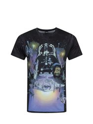 Star Wars Mens Empire Strikes Back Sublimation T-Shirt (Multicolored) - Multicolored