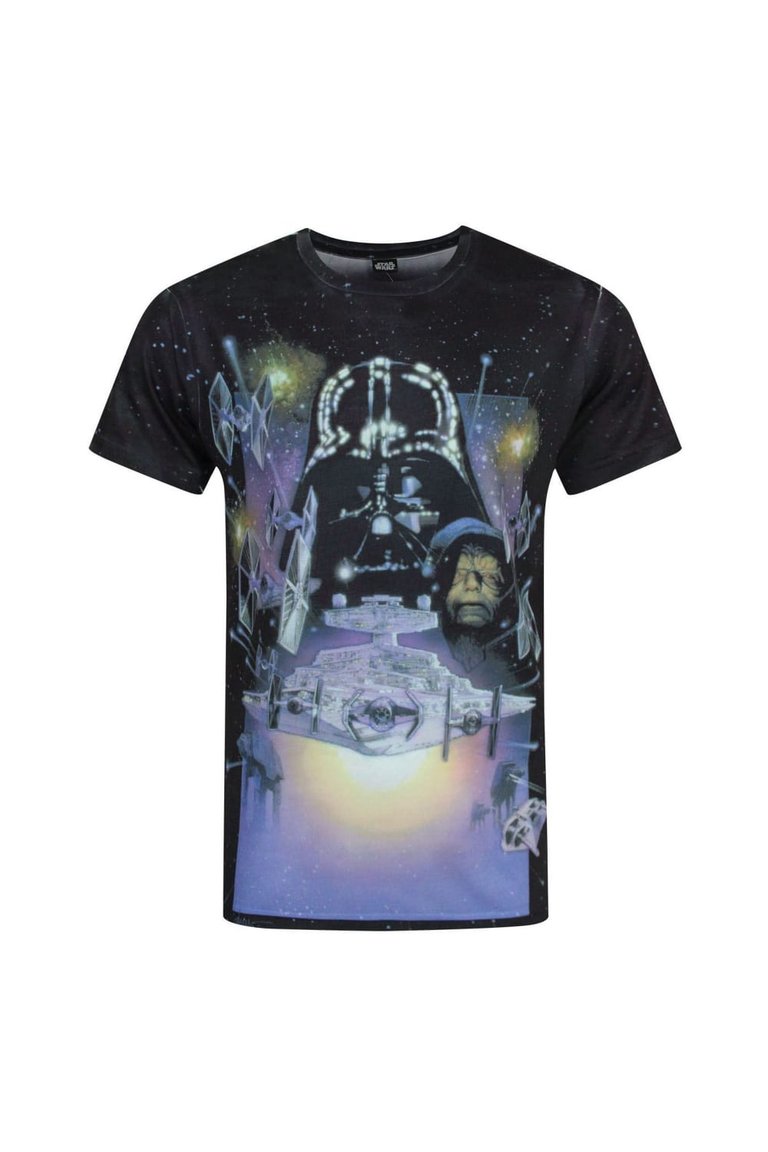 Star Wars Mens Empire Strikes Back Sublimation T-Shirt (Multicolored) - Multicolored
