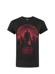 Star Wars Mens Rogue One Foil T-Shirt (Black/Red) - Black/Red