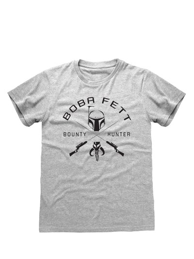 Star Wars Star Wars Unisex Adult Boba Fett T-Shirt (Gray Heather) product
