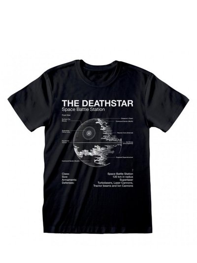 Star Wars Star Wars Unisex Adult Death Star T-Shirt (Black) product
