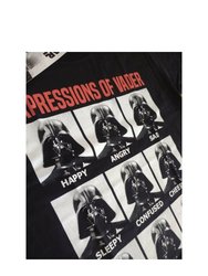 Star Wars Unisex Adult Expressions Of Vader T-Shirt (Black)