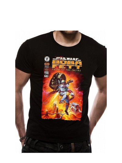 Star Wars Unisex Adult Enemy Boba Fett Comic T-Shirt product