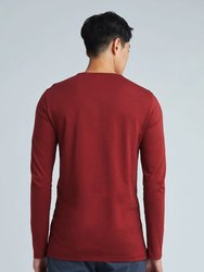 Henley Shirt - Burgundy