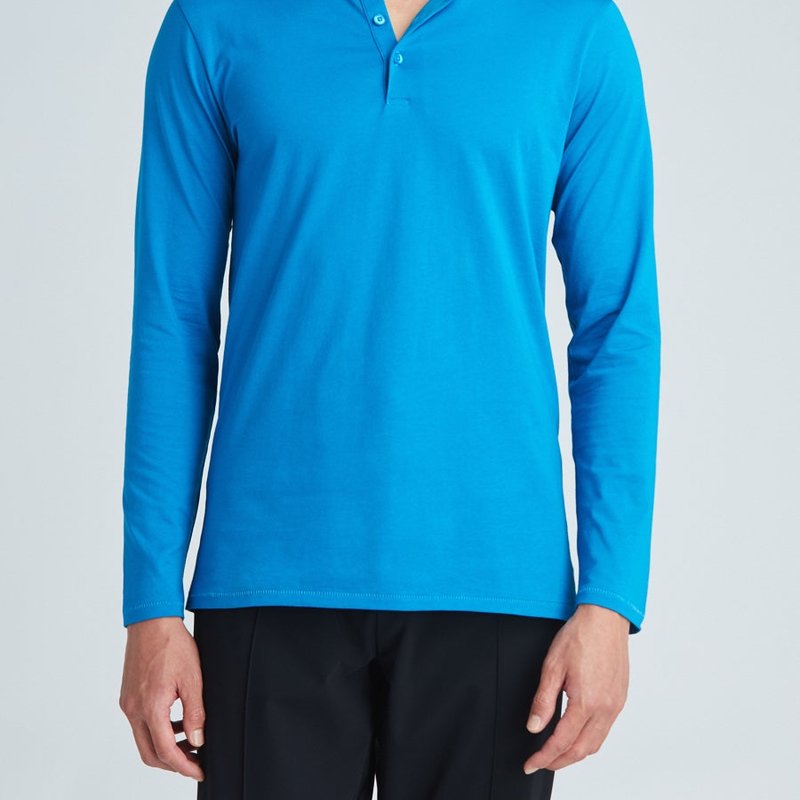 Shop State Of Matter Henley In Blue