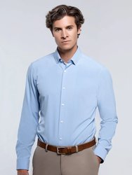 Men's Light Blue Dress Shirt - Light Blue