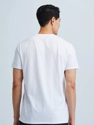 Men's White Plain T-Shirt