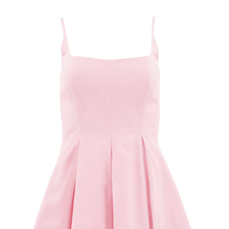 Shop Staud Women's Cotton Jolie Mini Dress In Pink