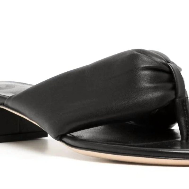 Shop Staud Women's Dahlia Thong Sandals In Black