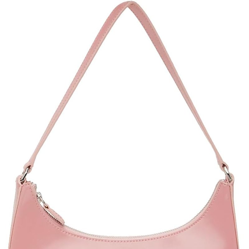 Shop Staud Women's Pink Cherry Blossom Leather Alec Shoulder Handbag