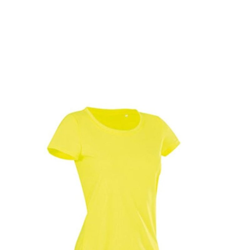Stedman Active Stedman Womens/ladies Active Cotton Touch Tee (cyber Yellow)
