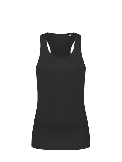 Stedman Active Stedman Womens/Ladies Active Poly Sports Vest (Black Opal) product