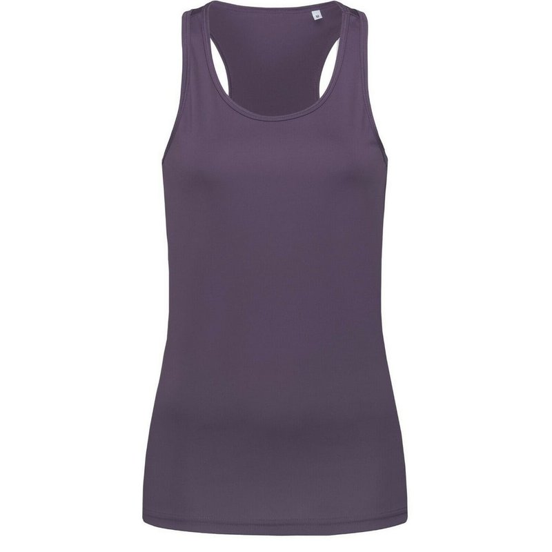 Stedman Active Stedman Womens/ladies Active Poly Sports Vest (deep Berry) In Purple