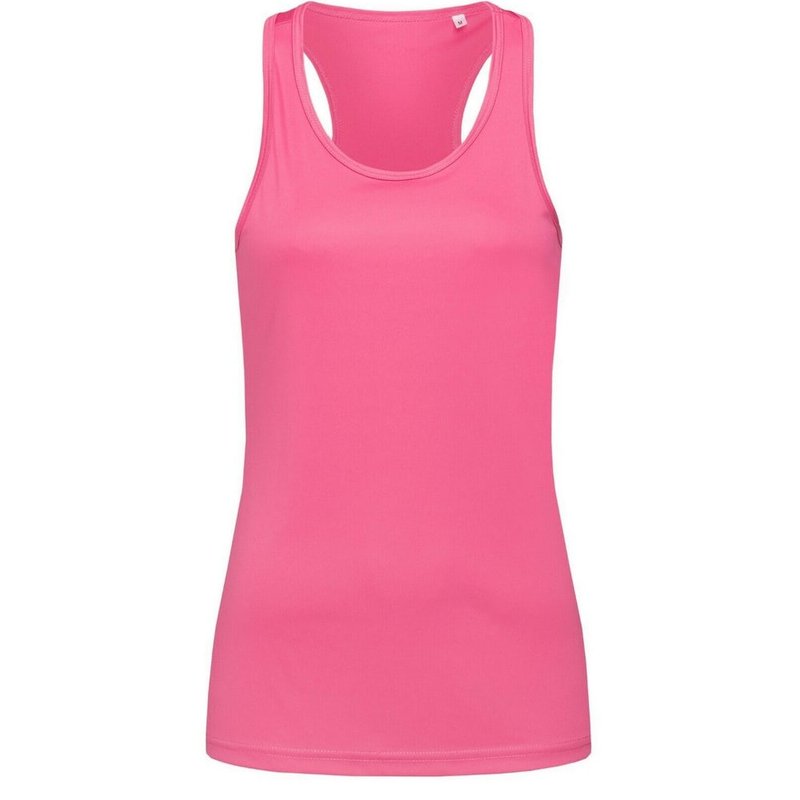 Stedman Active Stedman Womens/ladies Active Poly Sports Vest (sweet Pink)