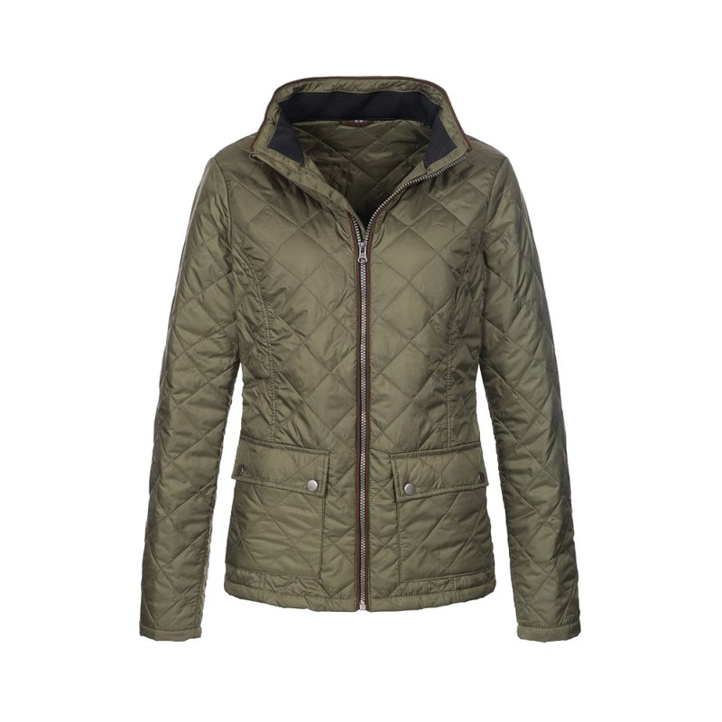 Stedman Active Stedman Womens/ladies Active Quilted Jacket (military Green)