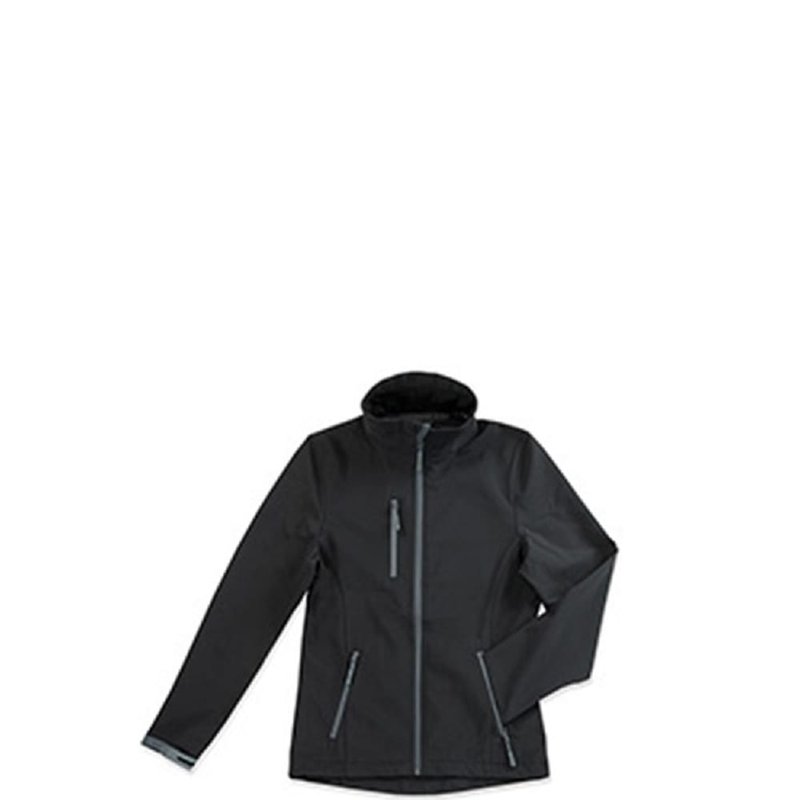 Stedman Active Stedman Womens/ladies Active Softest Shell Jacket (black Opal)