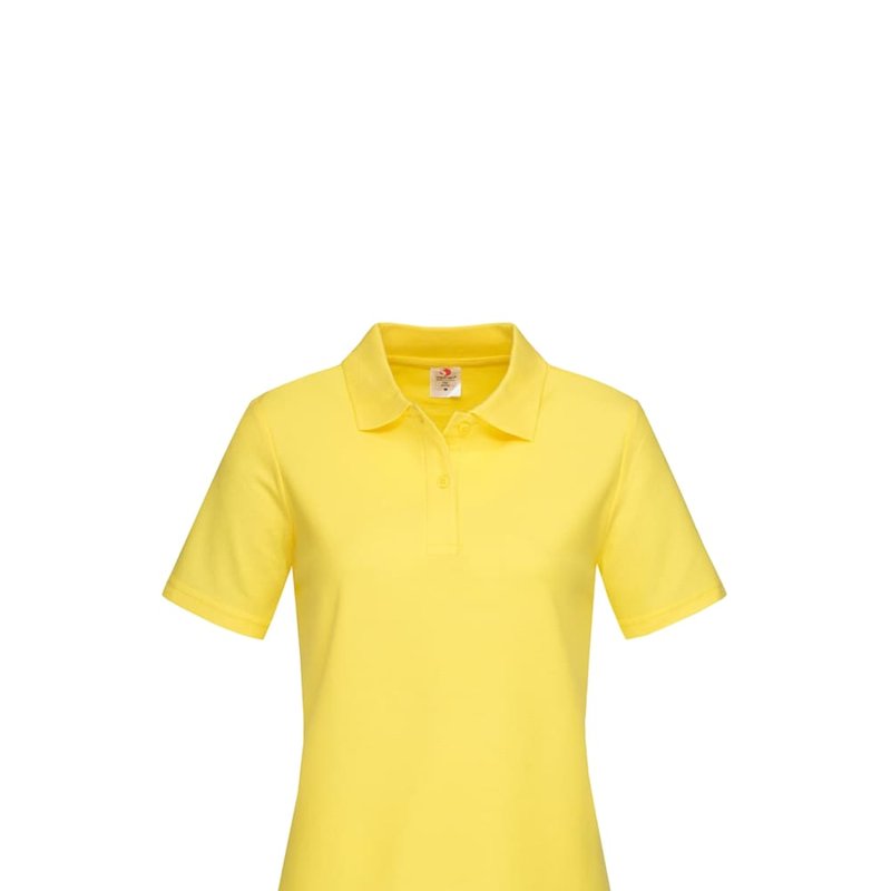 Stedman Classics Stedman Womens/ladies Cotton Polo (yellow)