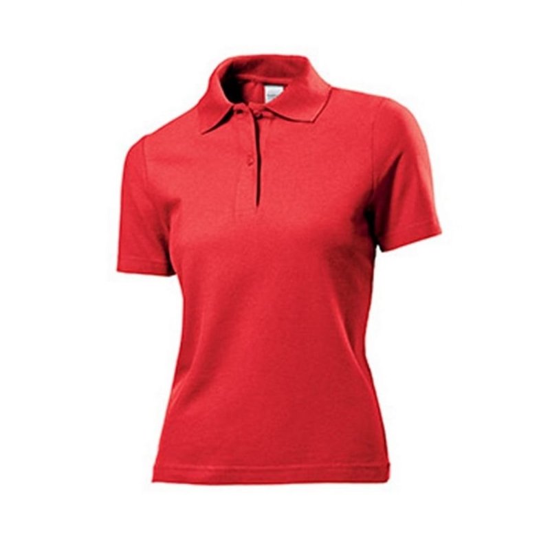 Stedman Classics Stedman Womens/ladies Cotton Polo In Red