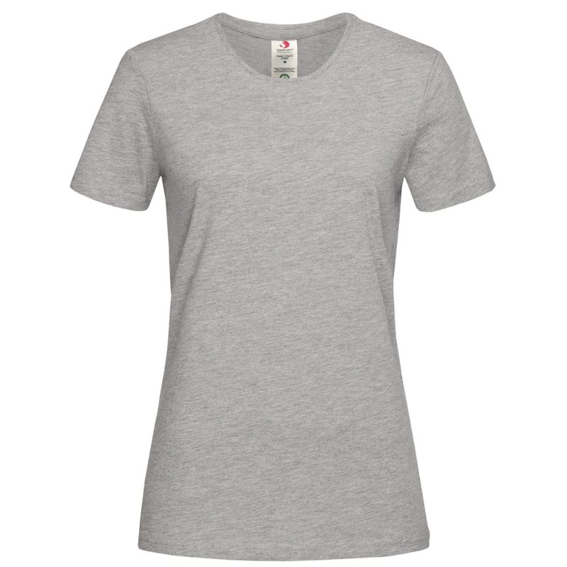 Stedman Womens/ladies Classic Organic T-shirt (heather Gray) In Grey