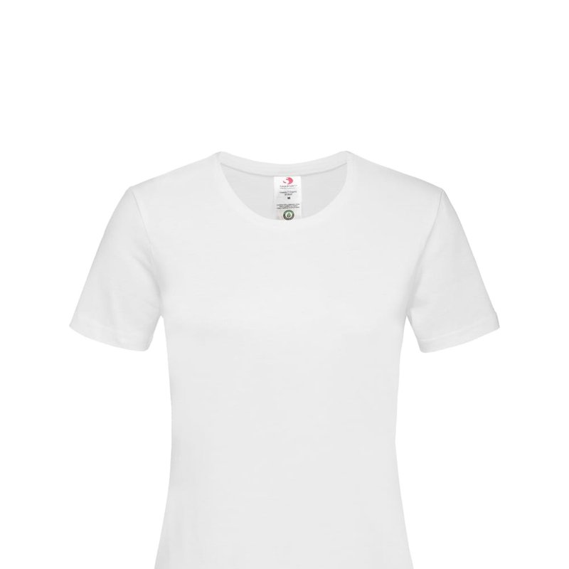 Stedman Womens/ladies Classic Organic T-shirt (white)
