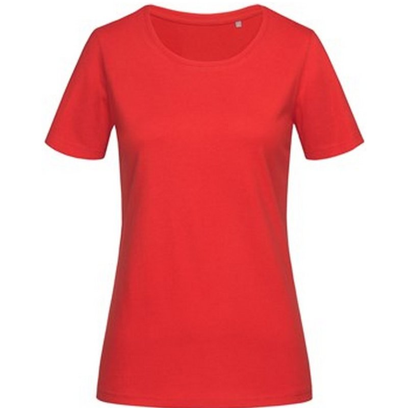 Stedman Womens/ladies Lux T-shirt In Red