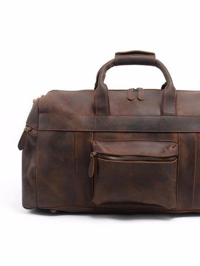 Steel Horse Leather The Asta Weekender Handcrafted Leather Duffle Bag product