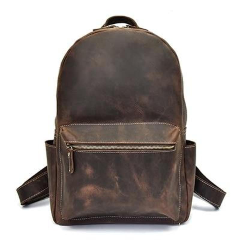 Steel Horse Leather The Calder Backpack | Handcrafted Leather Backpack In Brown